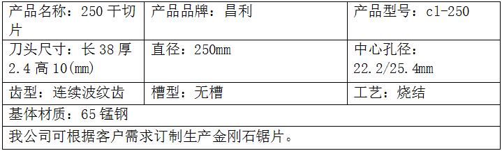 隔墙板切割片